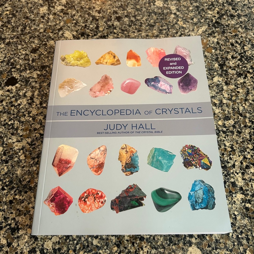 The Encyclopedia of Crystals Judy Hall Revised Expanded Edition Paperback Book